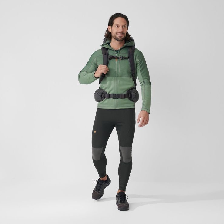 FJÄLLRÄVEN Abisko Trekking Tights Pro M Black-Iron Grey