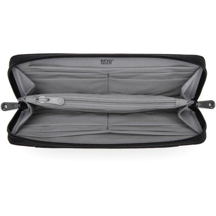 PACSAFE RFIDSAFE CONTINENTAL WALLET jet black