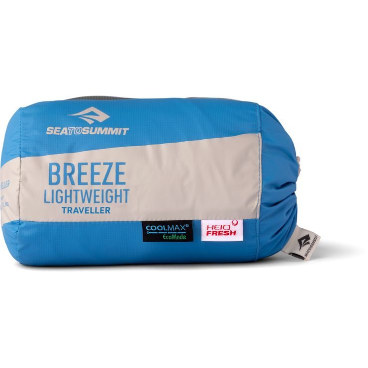 SEA TO SUMMIT Breeze Lightweight Liner Rectangular w/ Pillow Sleeve Cendre Blue