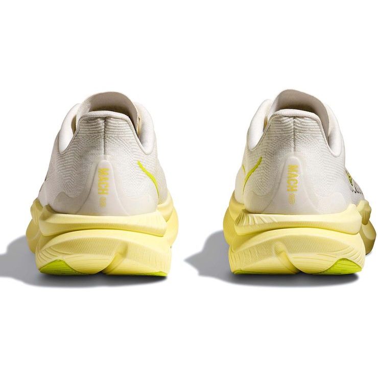 HOKA MACH 6 W WHITE/NEON CITRUS