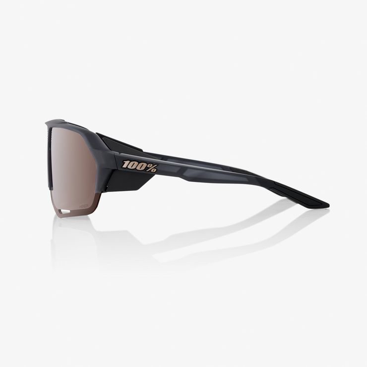 100% NORVIK - Soft Tact Crystal Black - HiPER Crimson Silver Mirror Lens