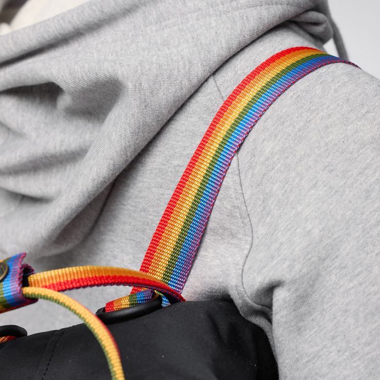 FJÄLLRÄVEN Kånken Rainbow Mini 7 Chalk Rose-Rainbow
