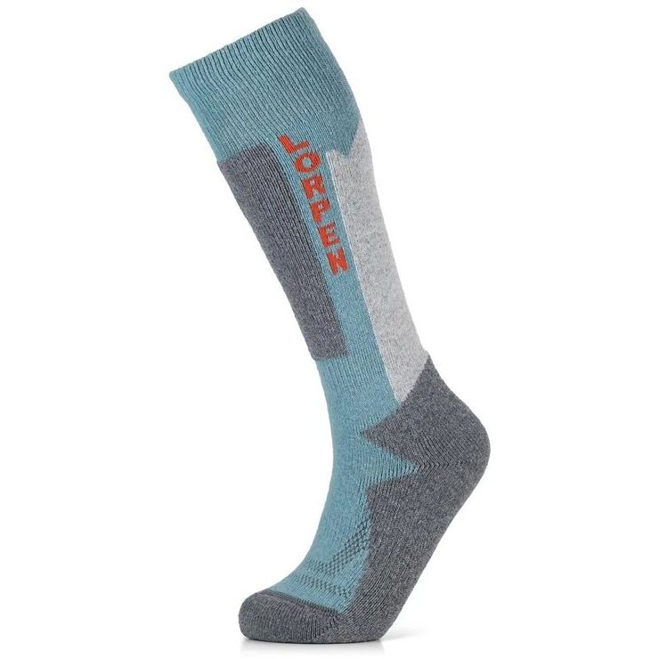 LORPEN WOOL SKI 2 PACK KIDS, ARCTIC/DARK MARINE