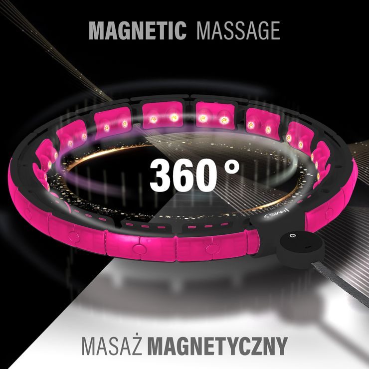 HMS HHM16 se závažím, magnety a počítadlem černá