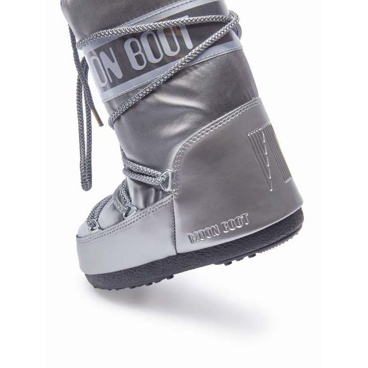 MOON BOOT ICON GLANCE JR SILVER, 25/26
