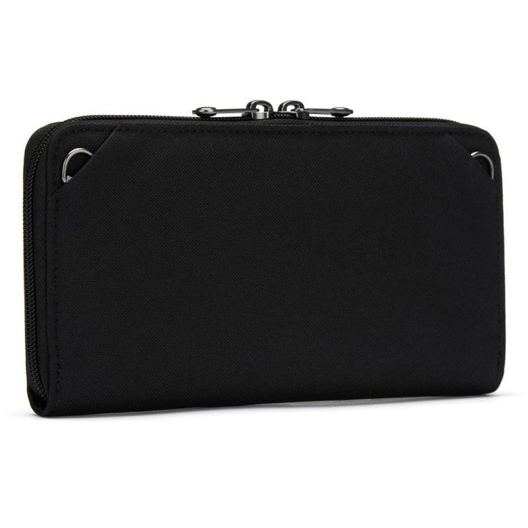 PACSAFE RFIDSAFE CONTINENTAL WALLET jet black