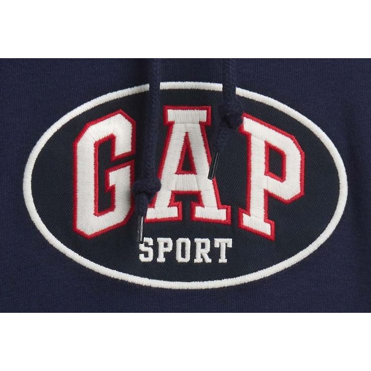 GAP 887935-01 Oversize mikina s logem VintageSoft Tmavě modrá
