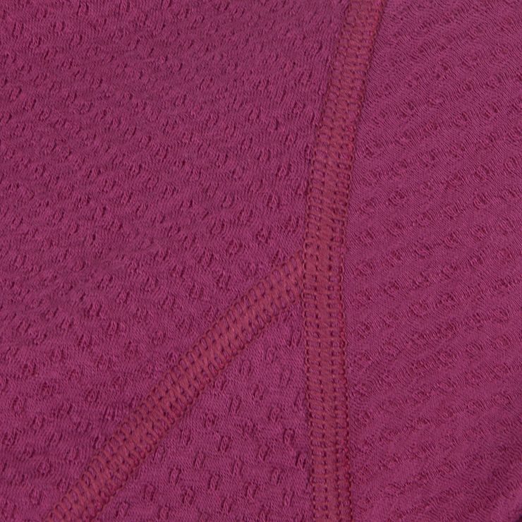 SENSOR MERINO DF dámské triko dl.rukáv zip lilla