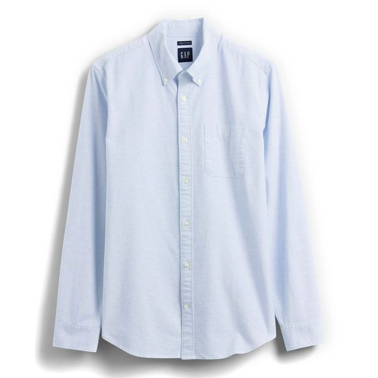 GAP 787781-00 Košile Oxford s logem Modrá