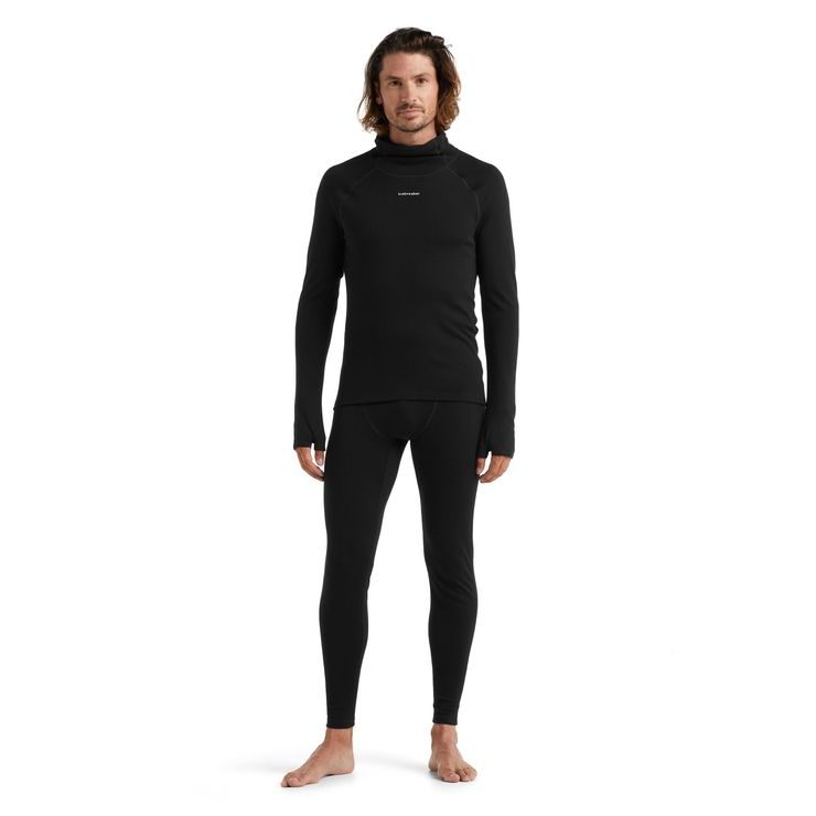ICEBREAKER M Merino Leggings, BLACK