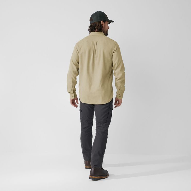 FJÄLLRÄVEN Övik Travel Shirt LS M Dusty Rose