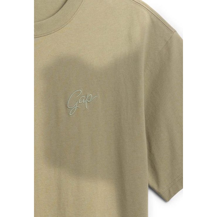 GAP 887948-00 Tričko s logem Vintage Soft Zelená