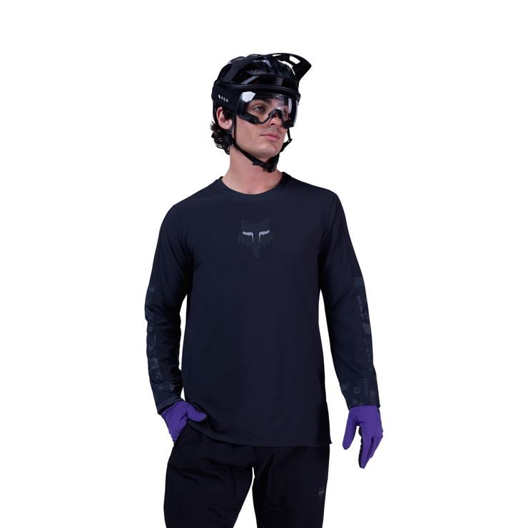 FOX Defend Thermal Jersey Lunar Se Black