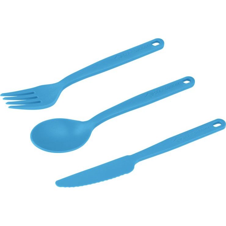 SEA TO SUMMIT Camp Cutlery Set [3 Piece] Cendre Blue
