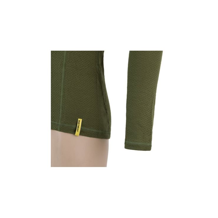 SENSOR MERINO DF pánské triko dl. rukáv safari