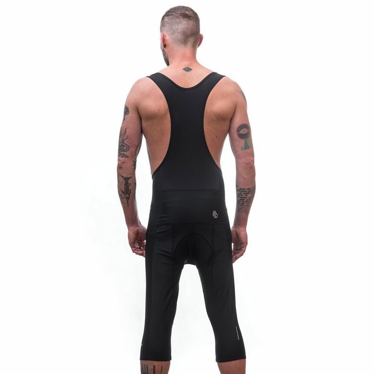SENSOR CYKLO ENTRY pánské kalhoty se šlemi 3/4 true black