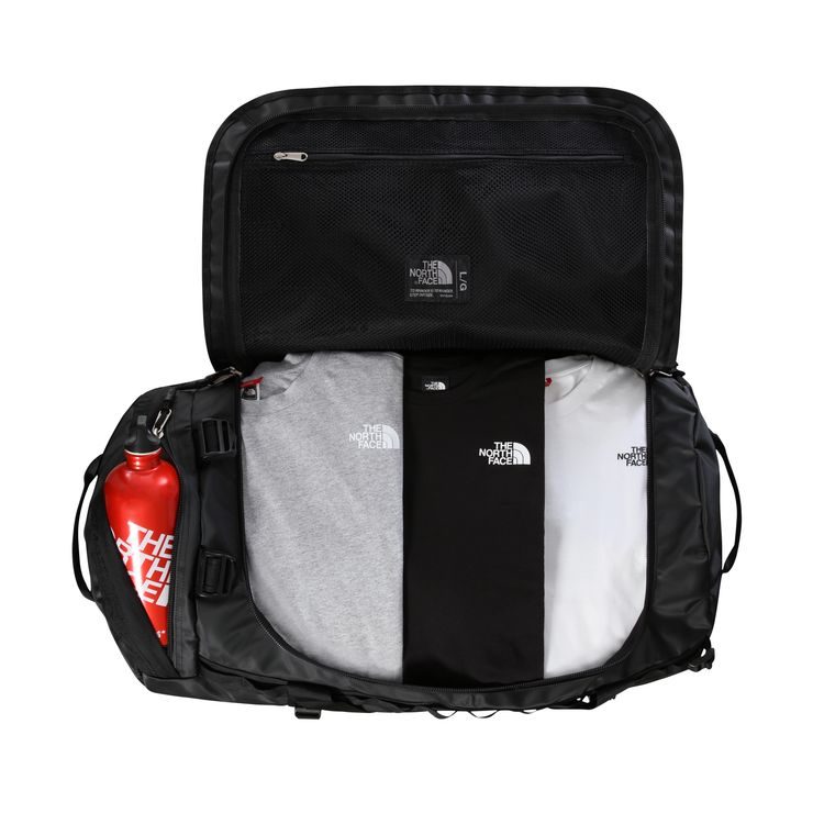 THE NORTH FACE BASE CAMP DUFFEL L, 95L TNF BLACK/TNF WHITE