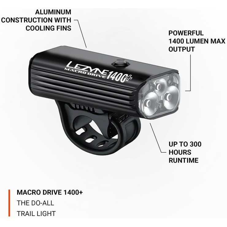 LEZYNE MACRO DRIVE 1400+ LOADED V2