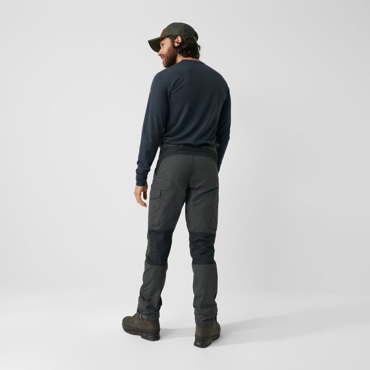 FJÄLLRÄVEN Kaipak Trousers M Dark Grey-Black