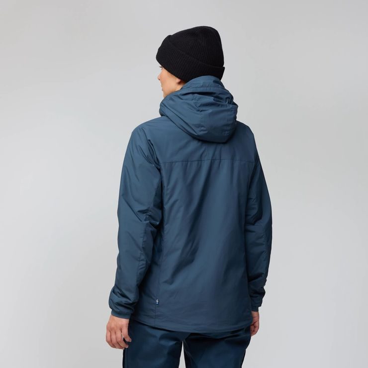FJÄLLRÄVEN Bergtagen 60 Insulation Jkt W Black-Deep Forest