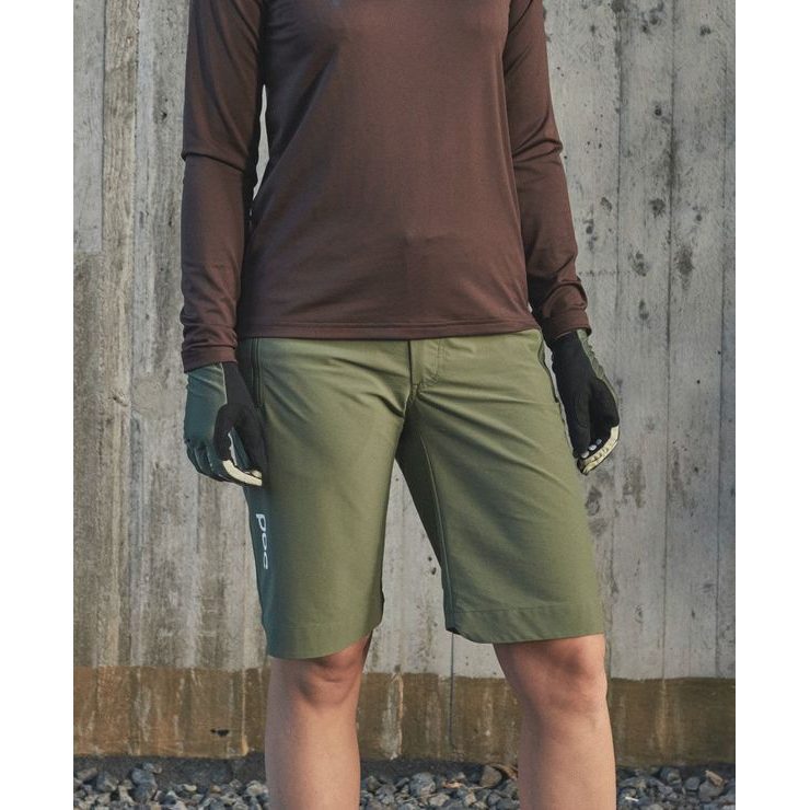 POC W's Essential Enduro Shorts Epidote Green