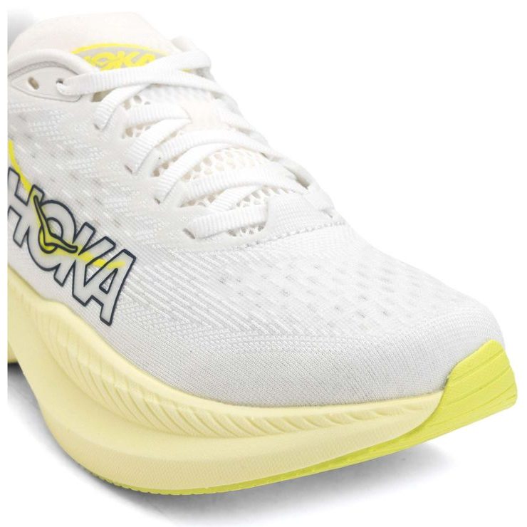 HOKA MACH 6 W WHITE/NEON CITRUS