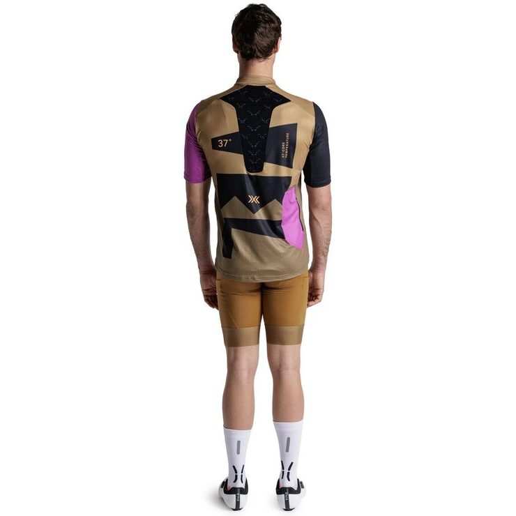 X-BIONIC COREFUSION GRAVEL JERSEY MEN MULTI COLOR/PEANUT BUTTER
