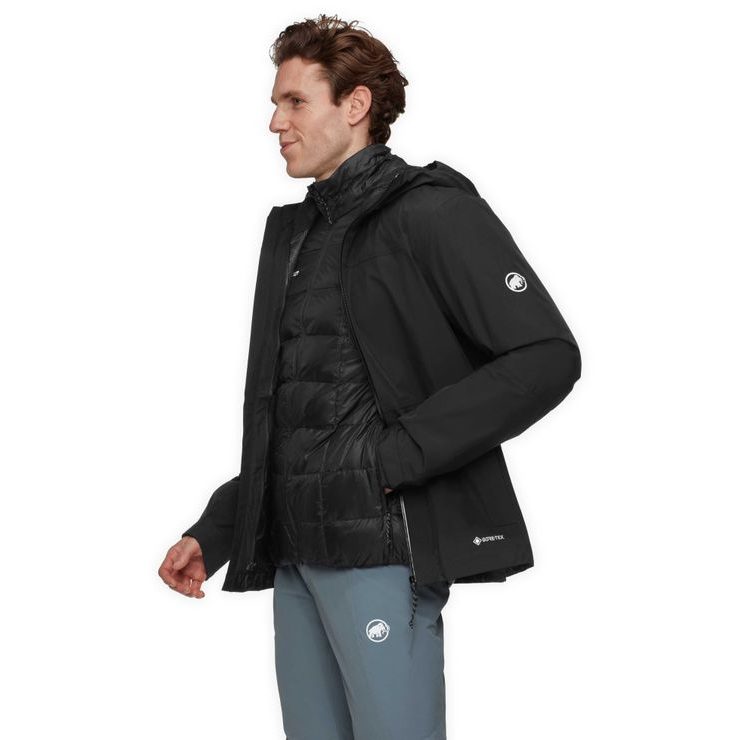 MAMMUT Treeline 3 in 1 HS Hooded Jacket Men black-black