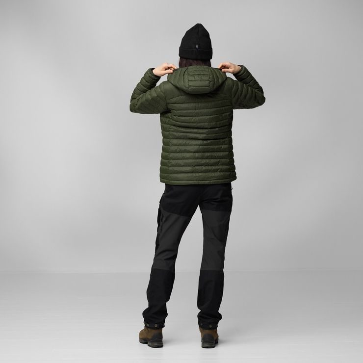 FJÄLLRÄVEN Expedition Lätt Hoodie W Fossil