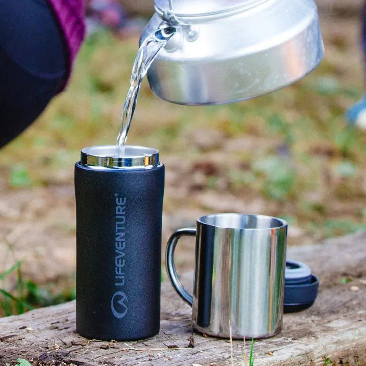 LIFEVENTURE Thermal Mug 300ml matt black