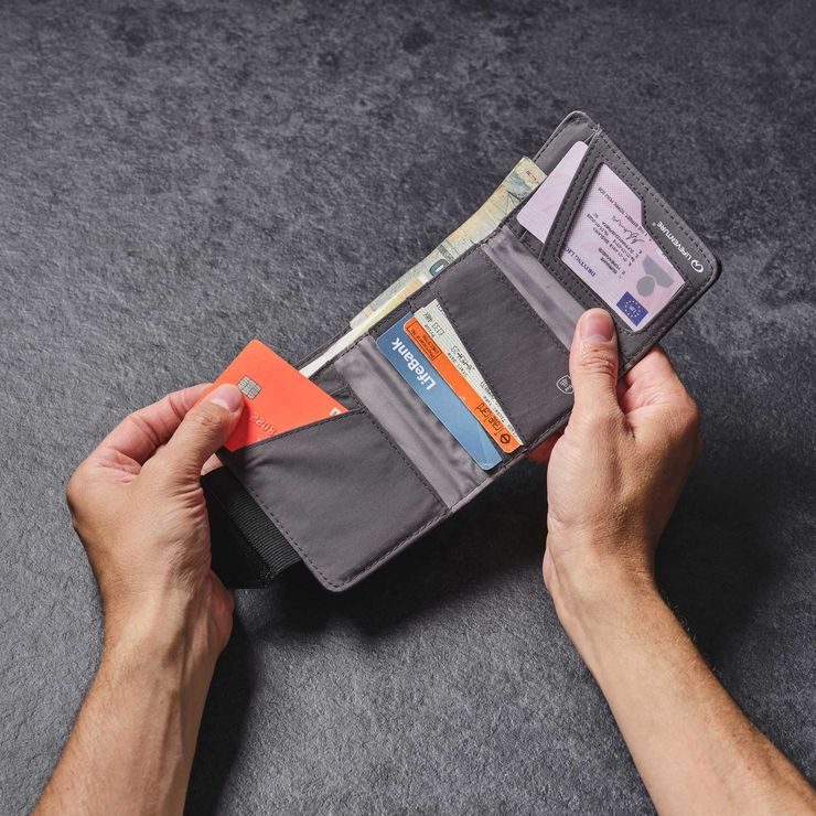 LIFEVENTURE RFiD Wallet grey