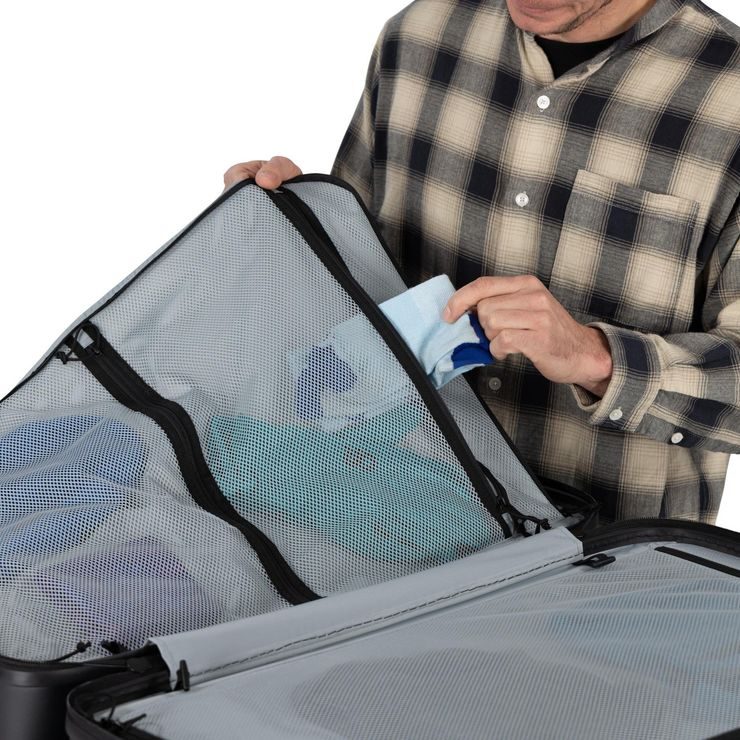 OSPREY OZONE HARDSIDE 30IN 4W 100 L, Black