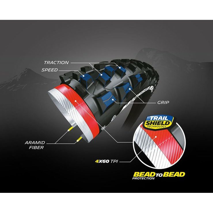 MICHELIN WILD AM TS TLR KEVLAR 27,5X2.80 PERFORMANCE LINE 163639
