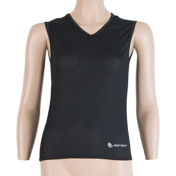 SENSOR COOLMAX AIR women's sleeveless shirt black