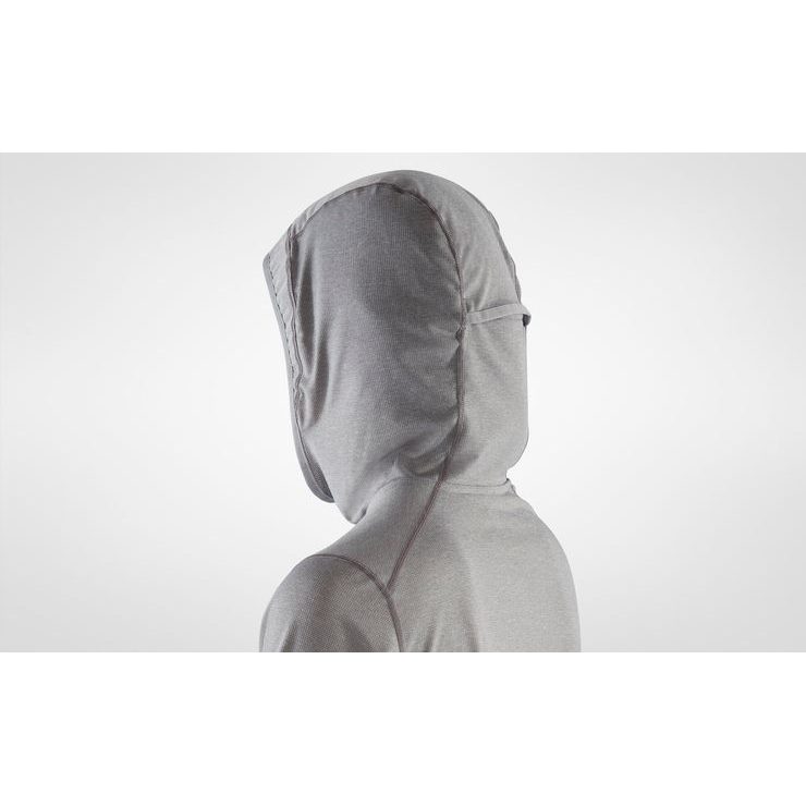 FJÄLLRÄVEN Abisko Sun-hoodie W Shark Grey