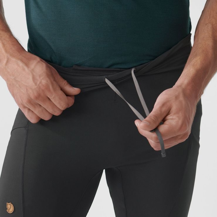 FJÄLLRÄVEN Abisko Trekking Tights Pro M Black-Iron Grey
