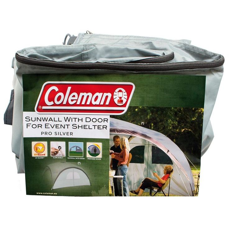 COLEMAN Event Shelter Sunwall Door "L" (zástěna s dvěmi okénky a vchodem) stříbrná