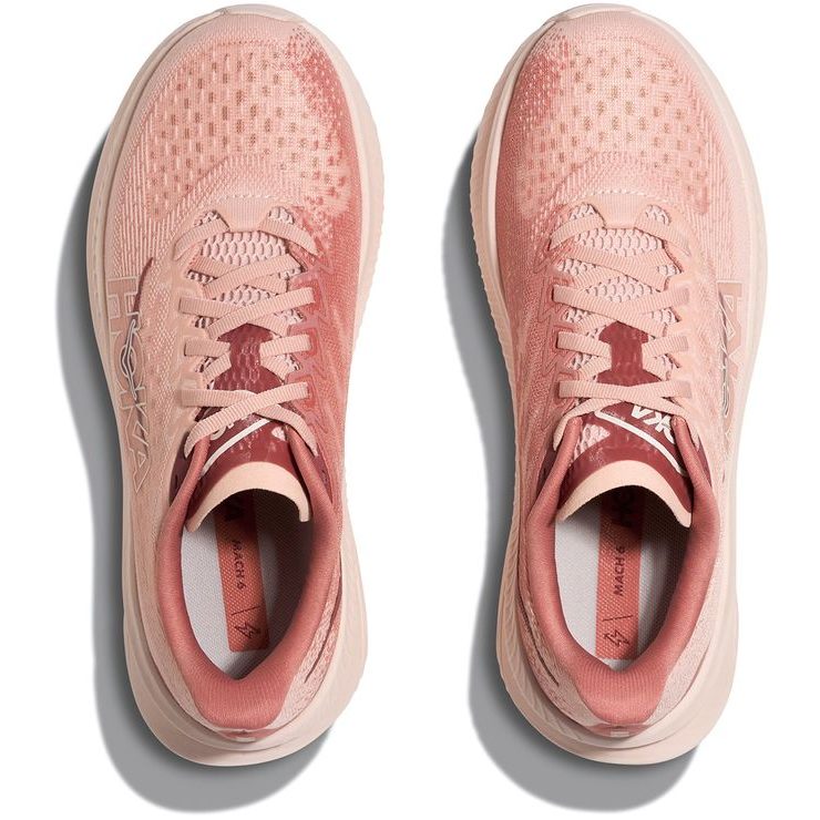 HOKA MACH 6 W ROSE LATTE/BLUSH