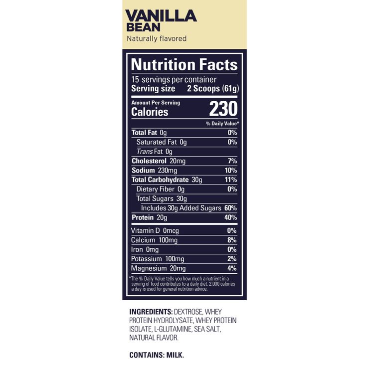 GU Roctane Recovery Drink Mix 915 g Vanilla Bean