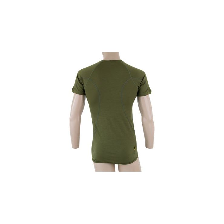 SENSOR MERINO ACTIVE pánské triko kr.rukáv safari