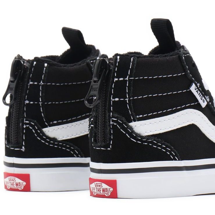VANS TD Filmore Hi Zip, (suede/canvas) black/white