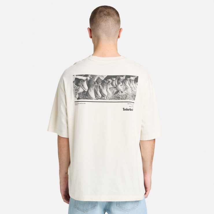 TIMBERLAND Archive Boot Tee Vintage White