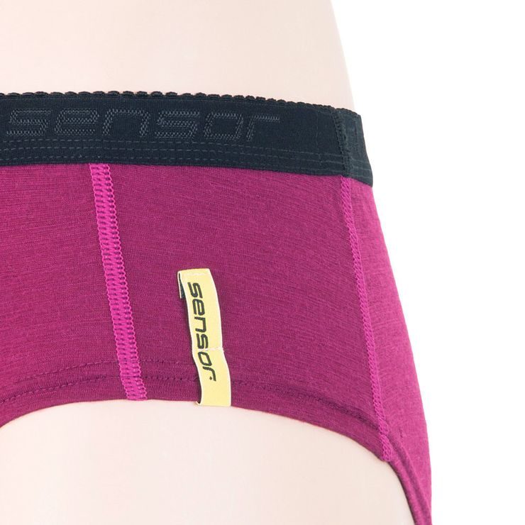 SENSOR MERINO ACTIVE dámské kalhotky, lilla