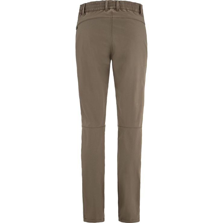 FJÄLLRÄVEN Abisko Trail Stretch Trousers W Suede Brown