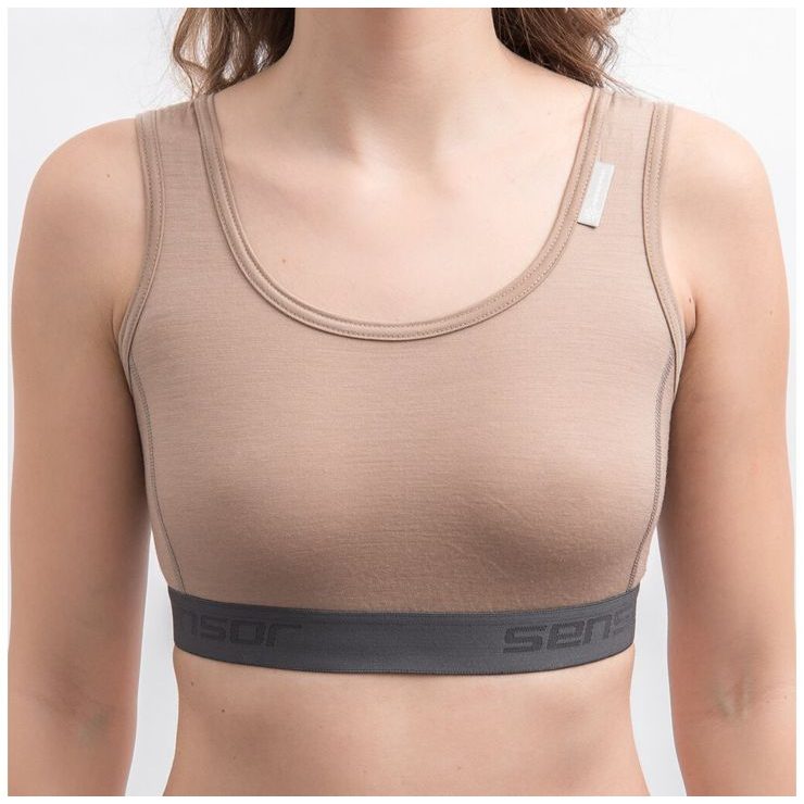 SENSOR MERINO ACTIVE dámská podprsenka almond beige