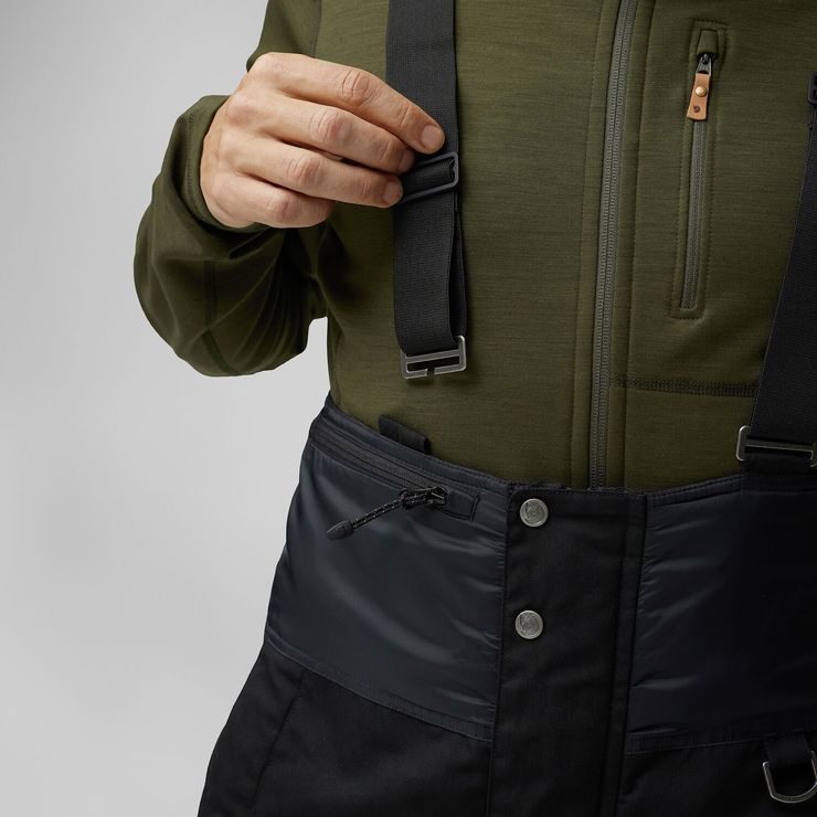 FJÄLLRÄVEN Polar Bib Trousers M, Black