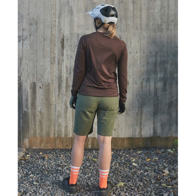 POC W's Essential Enduro Shorts Epidote Green