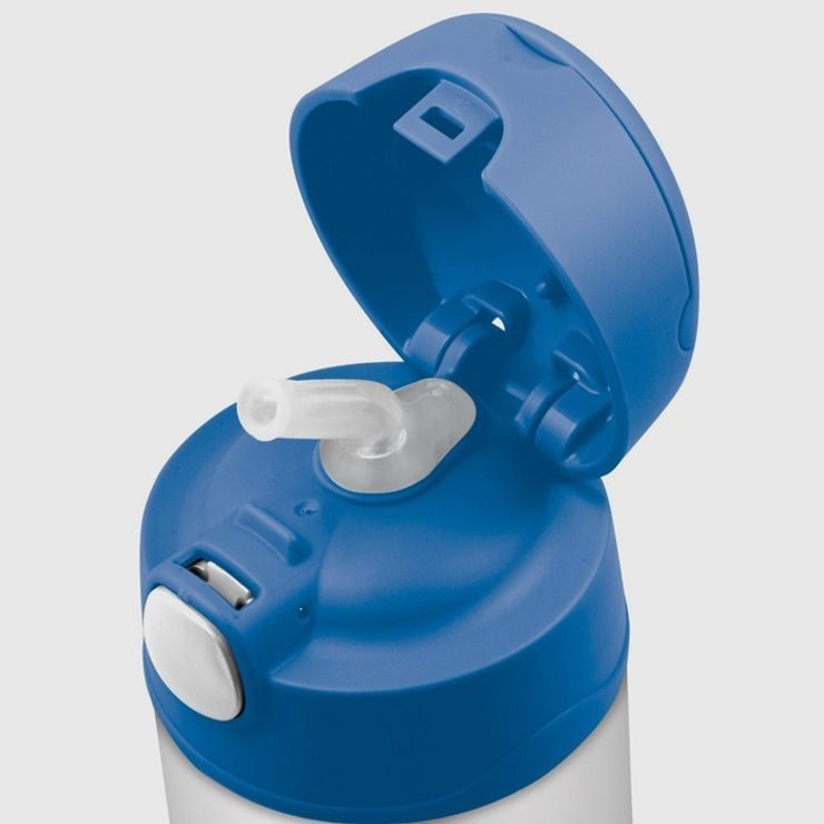 THERMOS Dětská termoska s brčkem 355 ml modrá