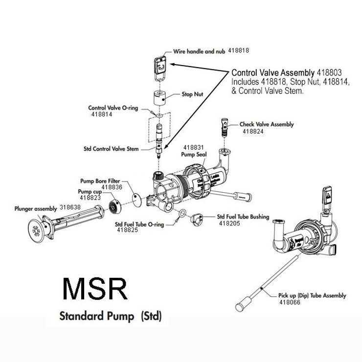 MSR PUMP FUEL FILTER