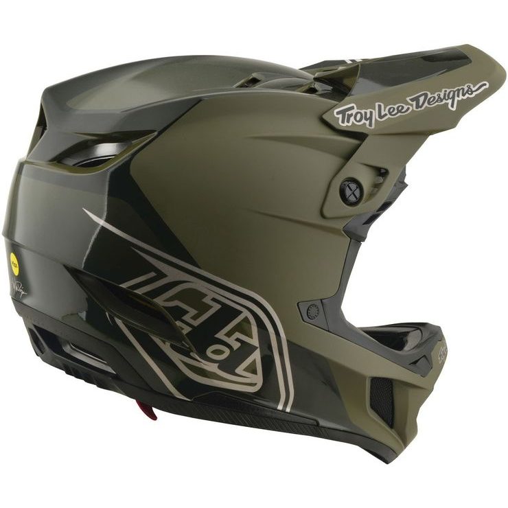 TROY LEE DESIGNS D4 POLYACRYLITE MIPS SHADOW BEETLE